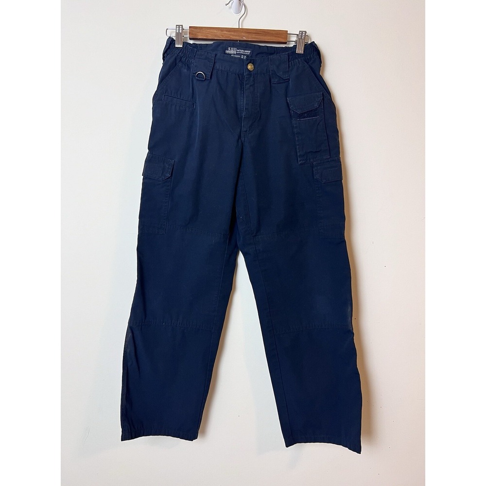 5.11 Tactical‎ Pants Women Navy Blue Size 10 Ripstop Work Utility Cargo VGUC